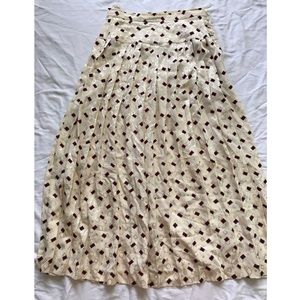 Vintage Silk Nordstrom Maxi Skirt